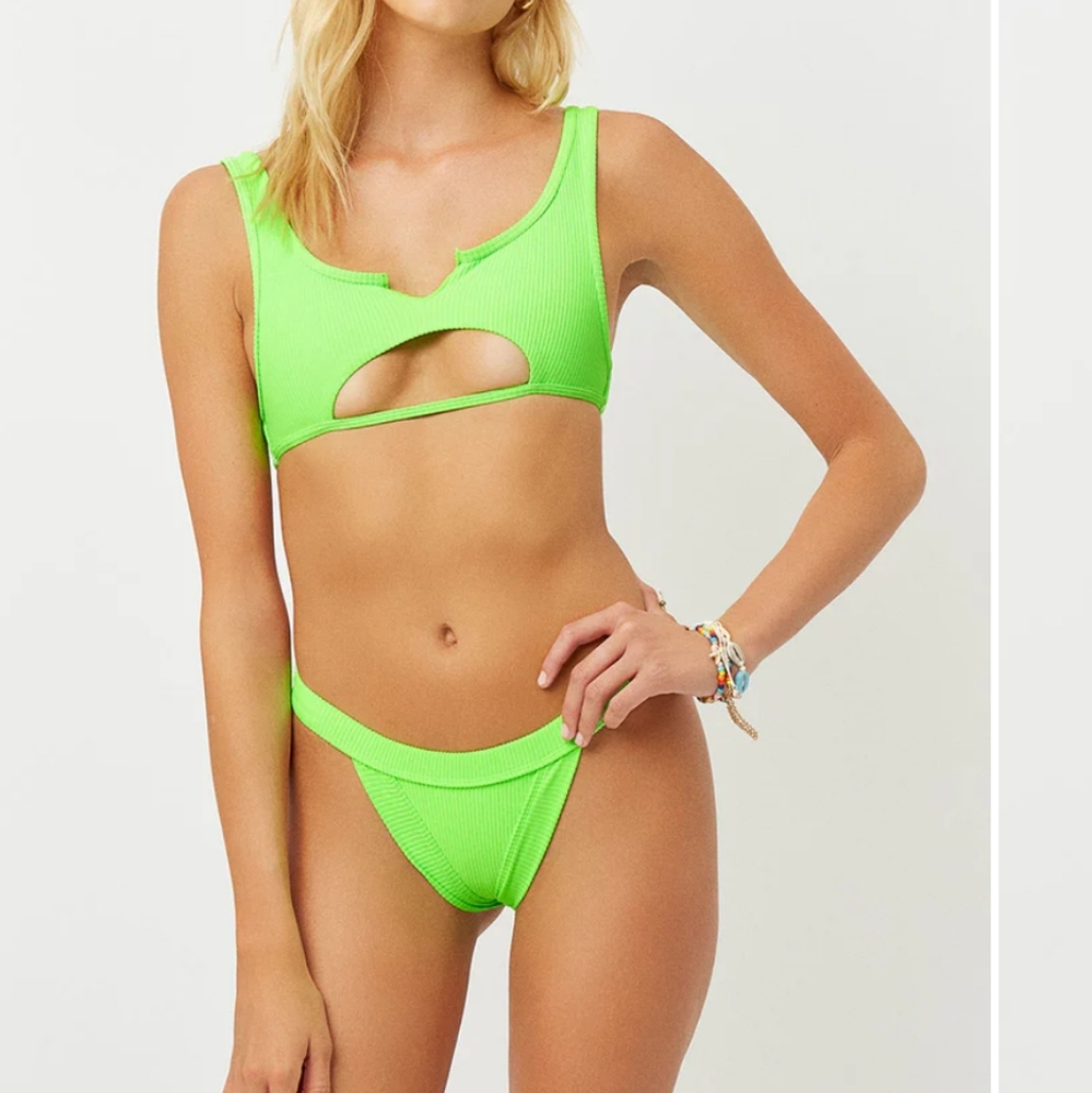 Frankie's Bikinis Green Set